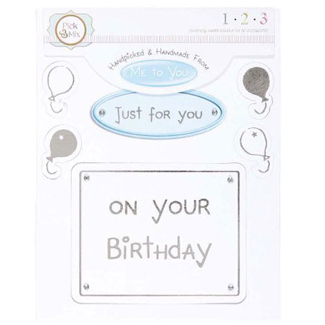 On Your Birthday Occasions Verse & Greeting Insert £1.00